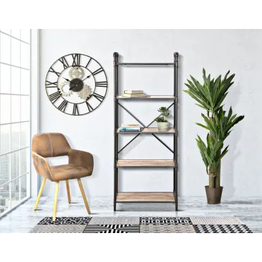 ZEGAR ŚCIENNY ZĘBATKI 70X4,5 cm